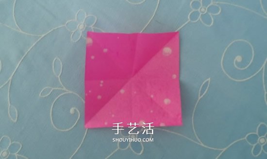 儿童折纸桃子的教程 简单小桃子怎么折图解(图2)