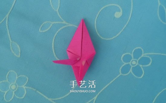 儿童折纸桃子的教程 简单小桃子怎么折图解(图9)