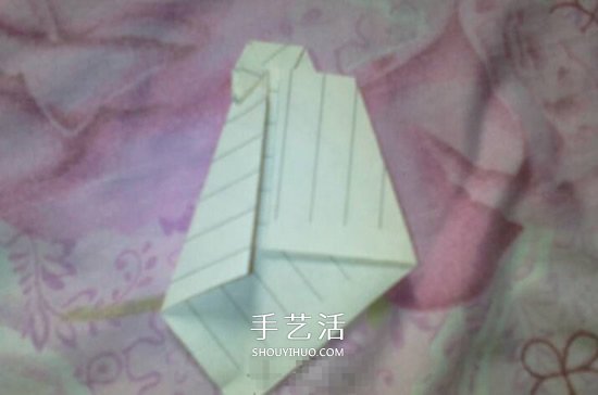 儿童手工折纸领带折法 简单小领带折叠方法(图9)