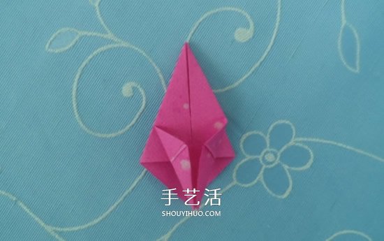 儿童折纸桃子的教程 简单小桃子怎么折图解(图7)