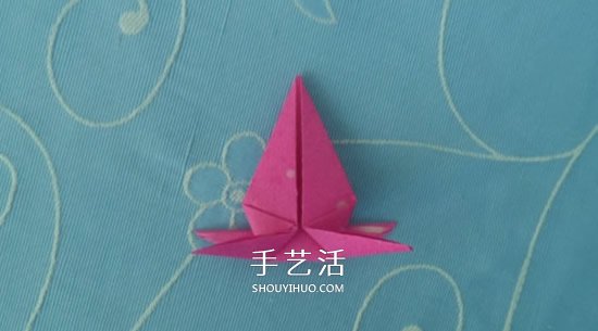 儿童折纸桃子的教程 简单小桃子怎么折图解(图10)