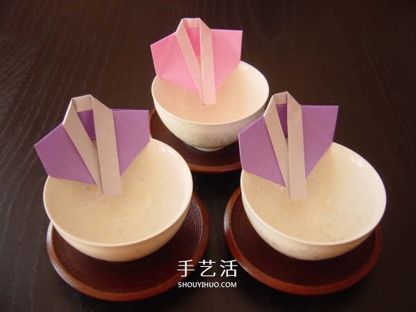 餐巾折纸和服的方法 简单餐巾和服的折法图解(图10)