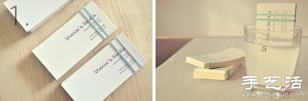 绚烂染色名片手工制作(图2)