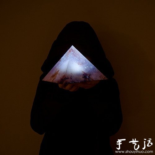 DIY手工制作梦幻金字塔灯具 - 双维造物网