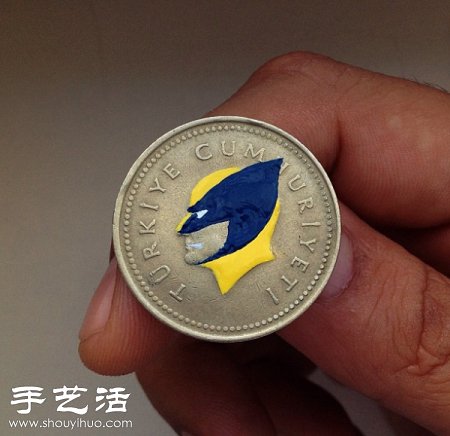 硬币人物图案的另类演绎 - 双维造物网