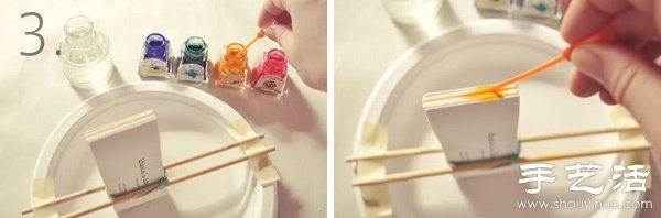 绚烂染色名片手工制作(图4)