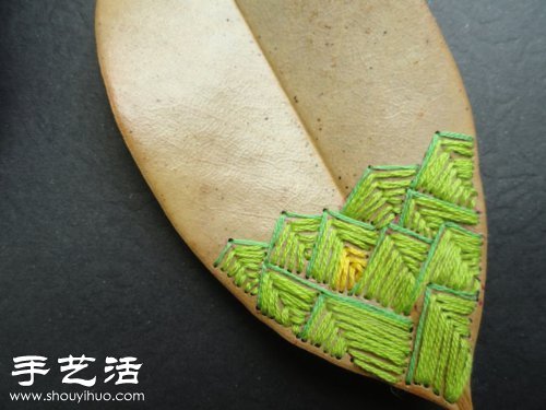 枯叶+创意+DIY 手工制作精妙工艺品(图5)