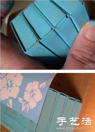 火柴盒废物利用手工制作首饰盒(图4)