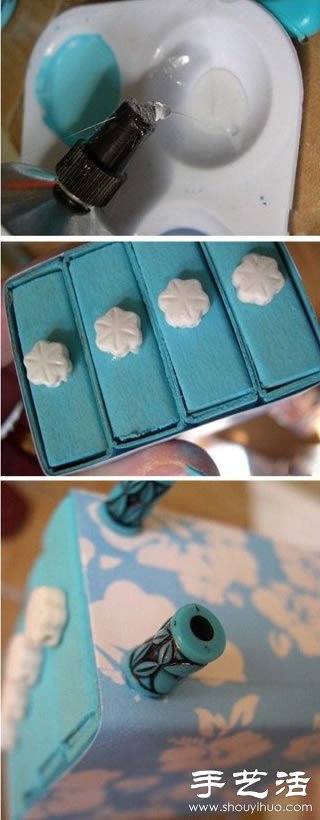火柴盒废物利用手工制作首饰盒(图5)