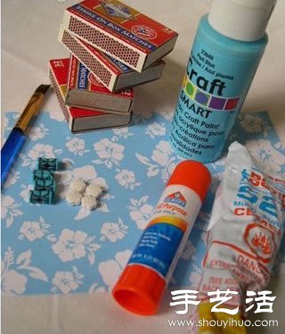 火柴盒废物利用手工制作首饰盒(图2)