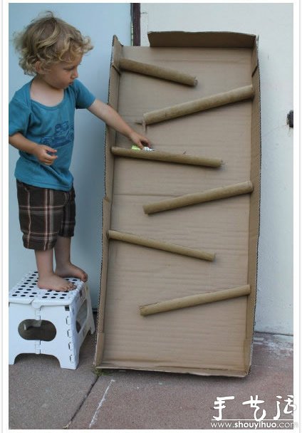 废旧纸箱手工DIY孩子们的玩具世界(图7)