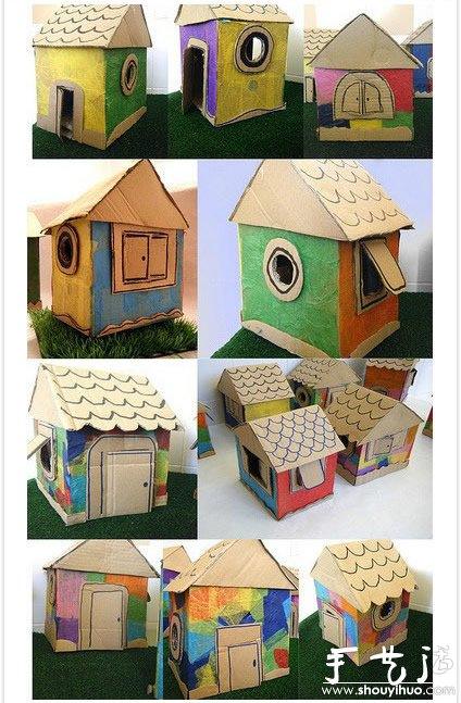 废旧纸箱手工DIY孩子们的玩具世界(图8)