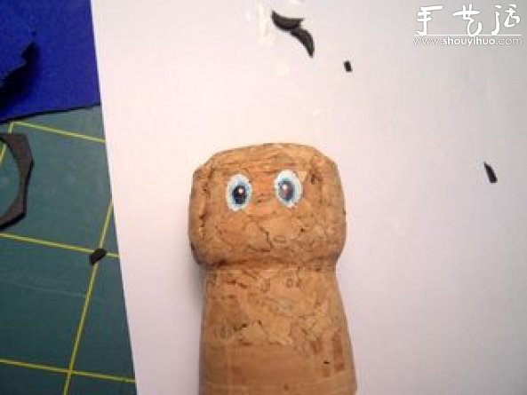 红酒木塞子手工DIY马里奥的教程(图5)