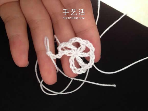 毛线收纳篮怎么编织 钩针编织圆形收纳筐图解(图8)