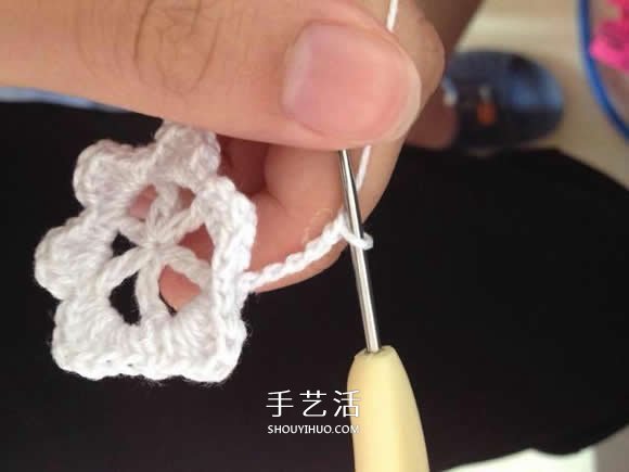 毛线收纳篮怎么编织 钩针编织圆形收纳筐图解(图12)