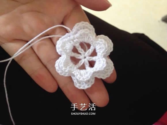 毛线收纳篮怎么编织 钩针编织圆形收纳筐图解(图14)