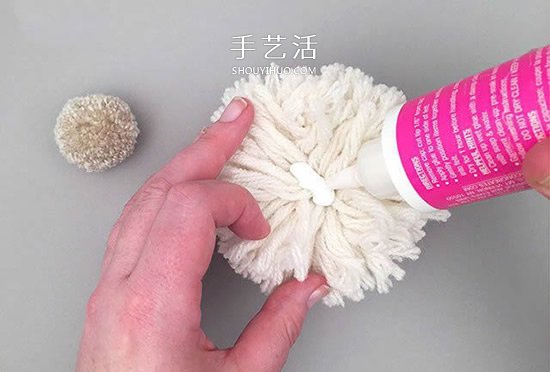 毛线球创意DIY 手工做一只超萌带披风的狗狗(图7)