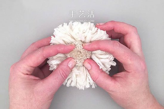 毛线球创意DIY 手工做一只超萌带披风的狗狗(图8)