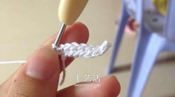 毛线收纳篮怎么编织 钩针编织圆形收纳筐图解(图22)