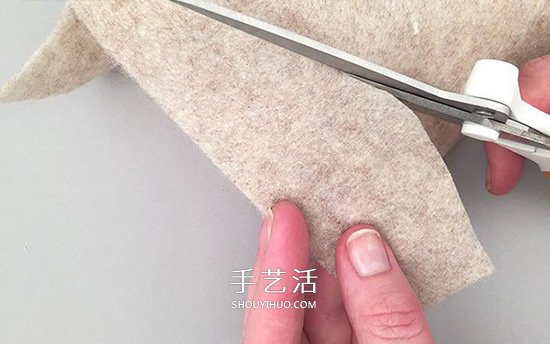 毛线球创意DIY 手工做一只超萌带披风的狗狗(图11)