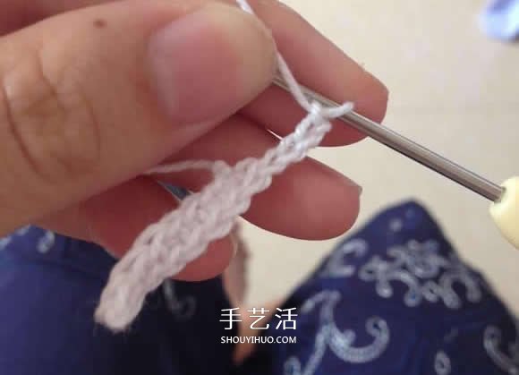 毛线收纳篮怎么编织 钩针编织圆形收纳筐图解(图23)