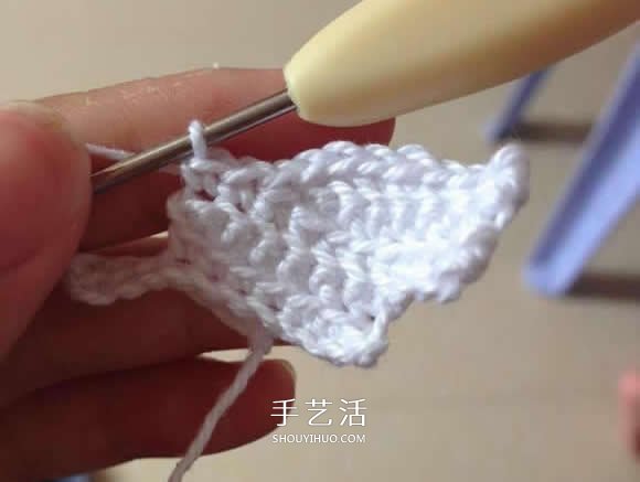 毛线收纳篮怎么编织 钩针编织圆形收纳筐图解(图31)