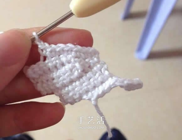 毛线收纳篮怎么编织 钩针编织圆形收纳筐图解(图32)