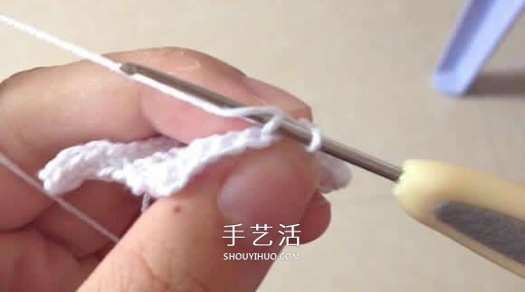 毛线收纳篮怎么编织 钩针编织圆形收纳筐图解(图33)