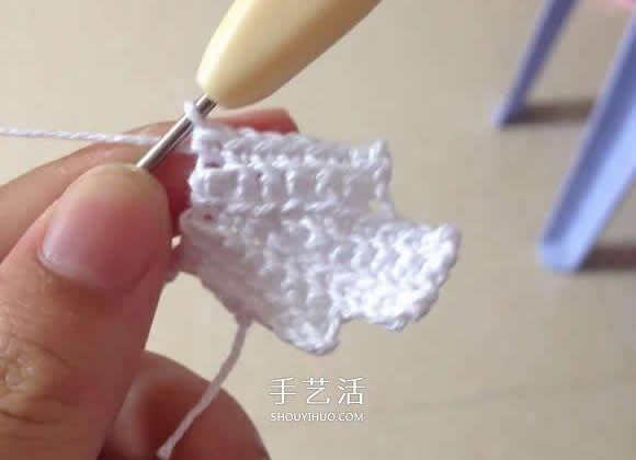 毛线收纳篮怎么编织 钩针编织圆形收纳筐图解(图34)