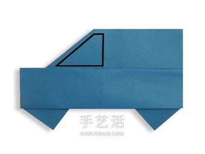 幼儿折纸货车的教程 最简单小货车的折法图解 - 双维造物网