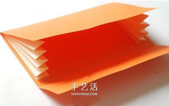 纸钱包的折法最简单 儿童折纸钱包图解教程(图6)