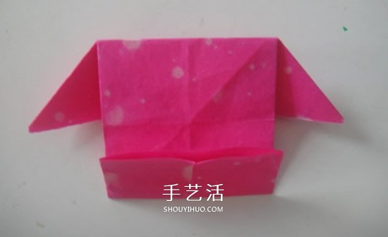 幼儿园学折小房子教程 最简单小房子折法图解(图7)