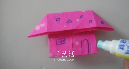 幼儿园学折小房子教程 最简单小房子折法图解 - 双维造物网