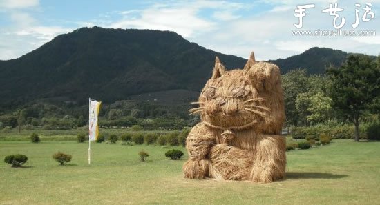 秸秆变废为宝 DIY各种趣味雕塑(图11)