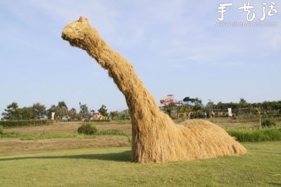 秸秆变废为宝 DIY各种趣味雕塑(图12)