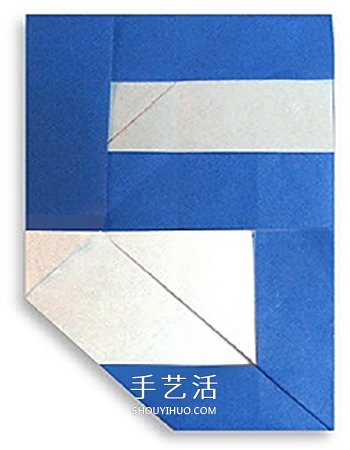 简单阿拉伯数字的折法 折纸数字的方法图解(图5)