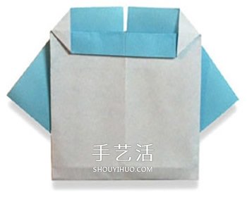 简单又可爱童装折法 手工折纸儿童衣服图解(图1)