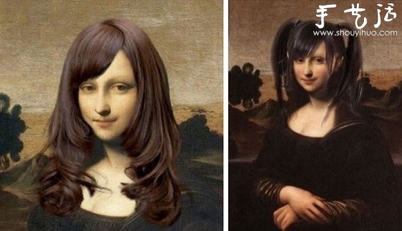 要是蒙娜丽莎是一个时髦的女大学生 - 双维造物网