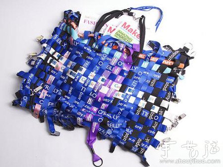 吊牌带子DIY包包的方法教程 - 双维造物网