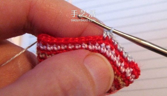 年年有余幸福年！钩针编织可爱小鱼的步骤图(图14)
