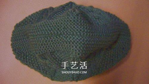手工毛线编织单肩挎包的方法图解教程(图14)