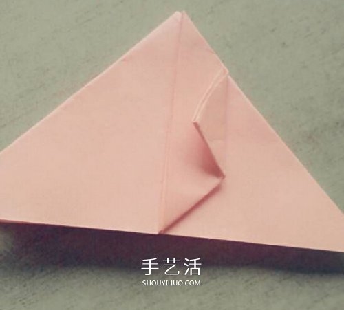 带翅膀气球的折法图解 折纸有翅膀的气球教程(图7)