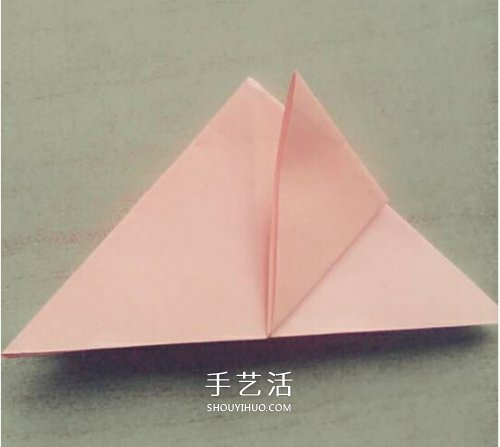 带翅膀气球的折法图解 折纸有翅膀的气球教程(图6)