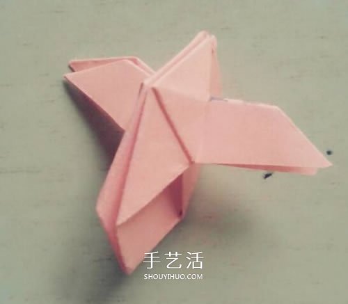 带翅膀气球的折法图解 折纸有翅膀的气球教程(图14)