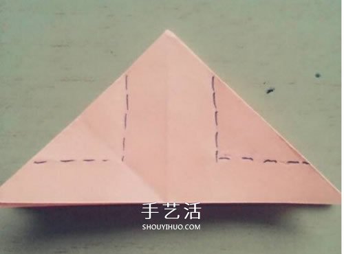 带翅膀气球的折法图解 折纸有翅膀的气球教程(图10)