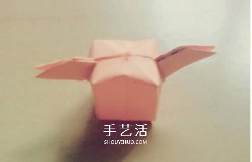 带翅膀气球的折法图解 折纸有翅膀的气球教程(图16)