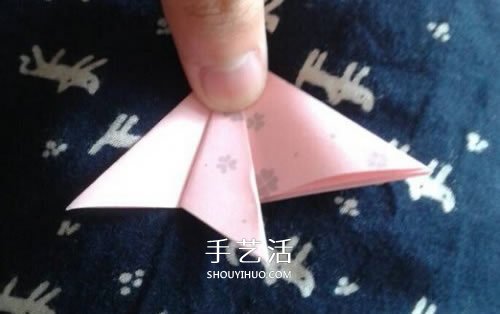 简单又可爱桃子折纸 儿童手工桃子的折法(图3)