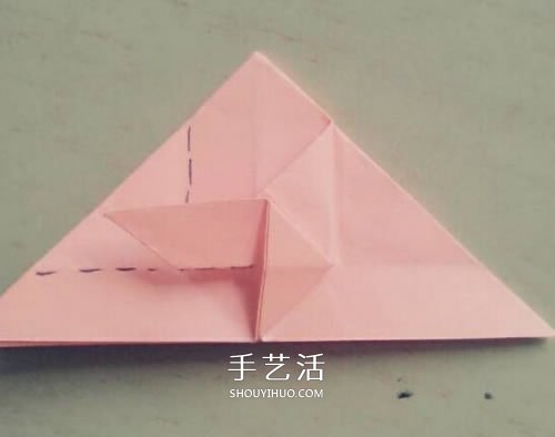 带翅膀气球的折法图解 折纸有翅膀的气球教程(图13)