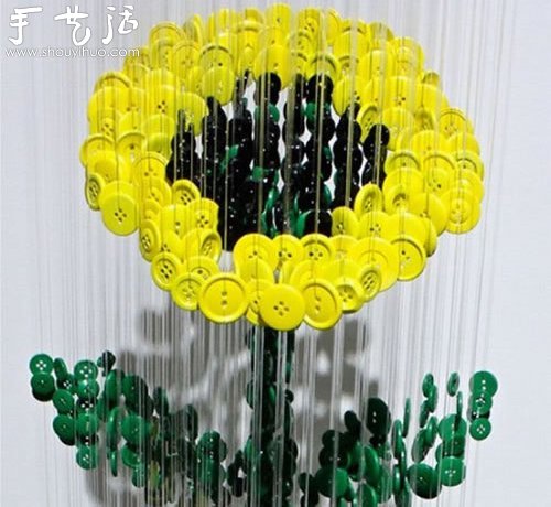 纽扣DIY的艺术作品(图8)