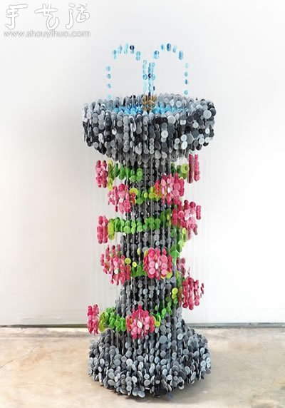 纽扣DIY的艺术作品(图12)